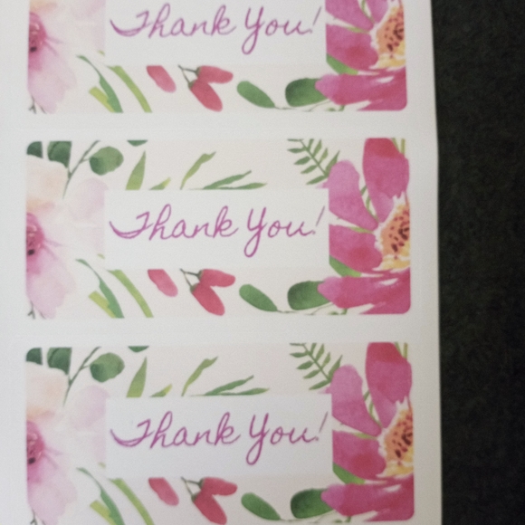 2x4in Thank You Stickers - Picture 3 of 3